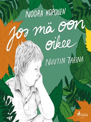 cover image of Jos mä oon oikee – Nuutin tarina